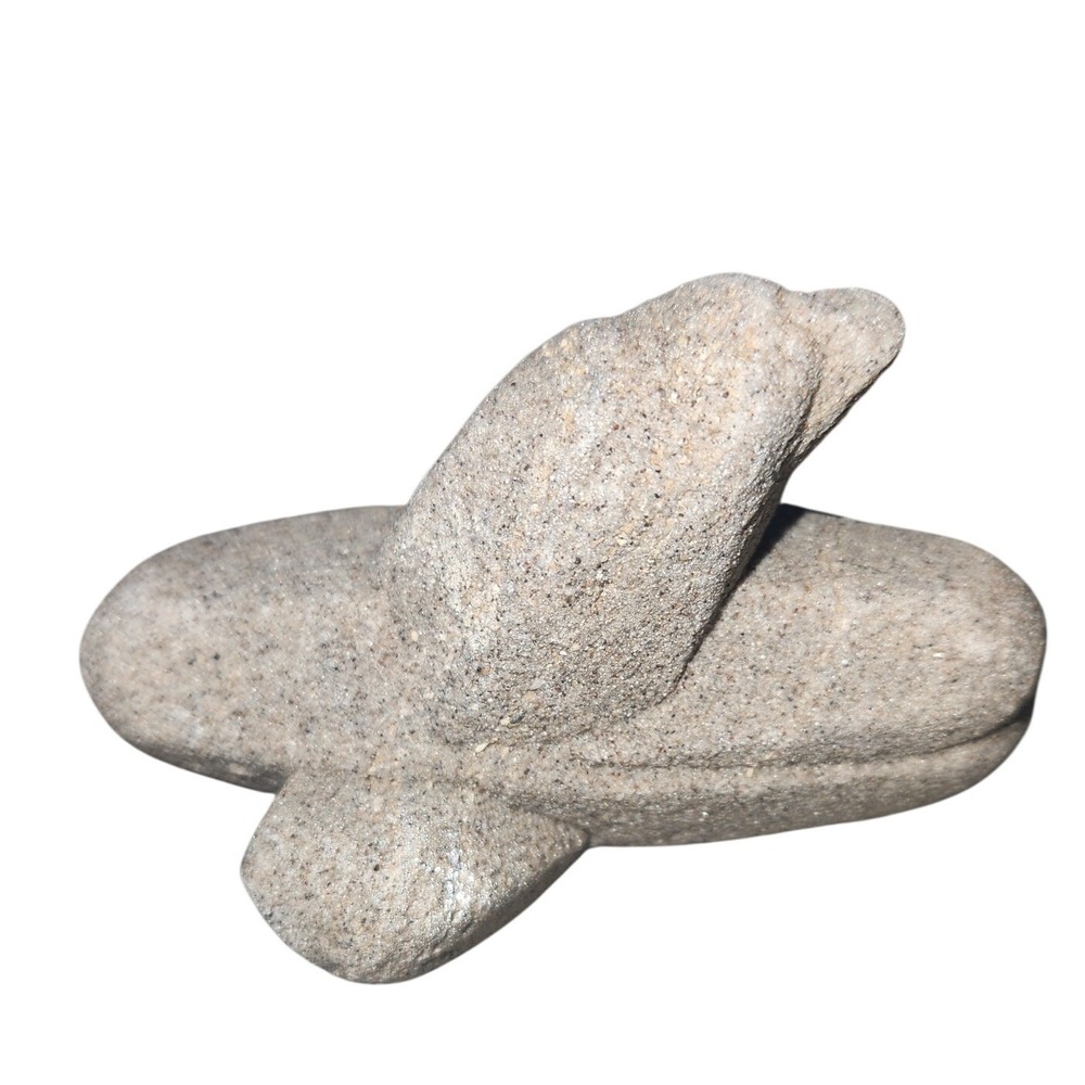 Natural Sandstone‎ Gogotte Concretion Abstract Sculptural Mineral Specimen 3.5"
